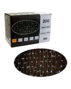 200 LED zavesa, belo svetlo