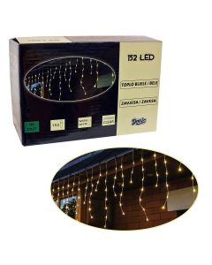 152 LED zavesa, toplo belo svetlo